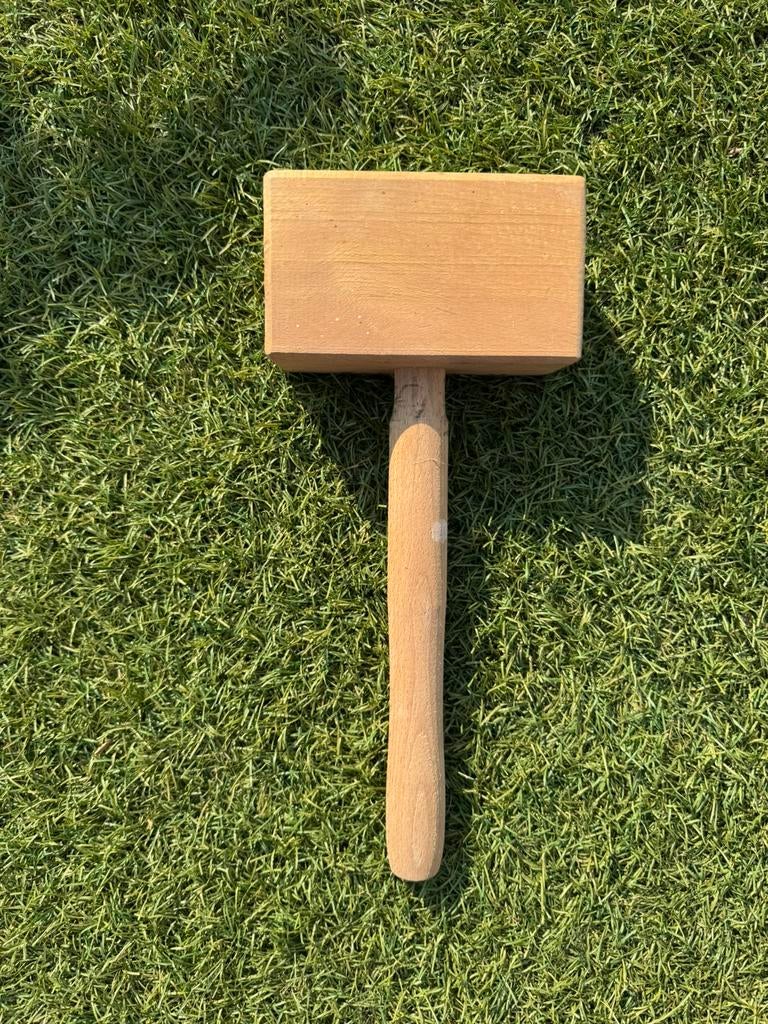 houten hamer, klophamer, hamer voor windscherm, Ophalen of Verzenden, Zo goed als nieuw