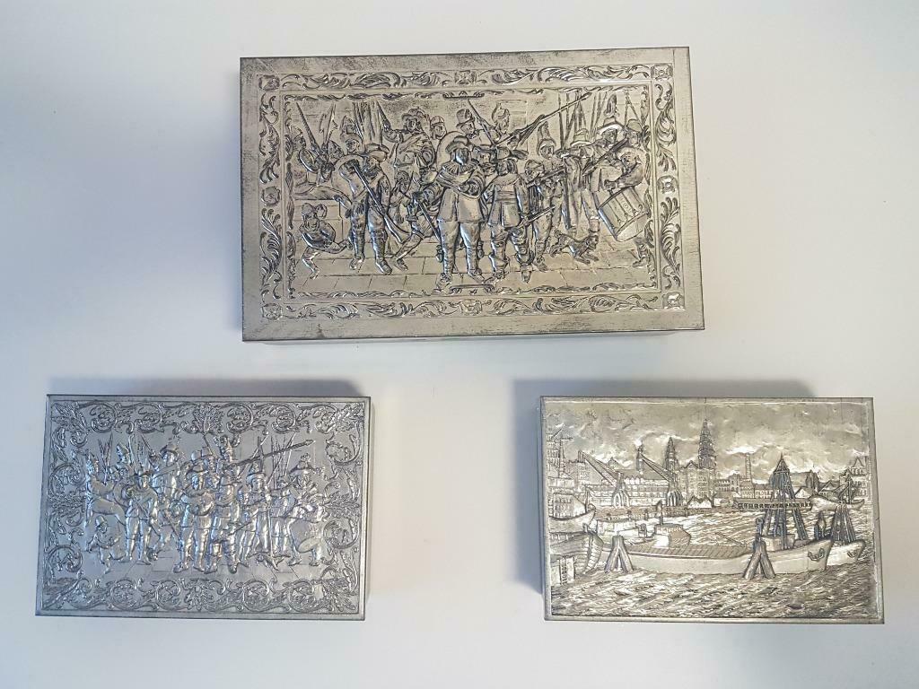 Collectie van 3 sigarendozen, Ophalen of Verzenden, Gebruikt, Overige typen