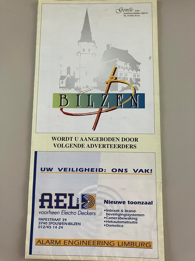 Stratenplan BILZEN., Boeken, Ophalen of Verzenden
