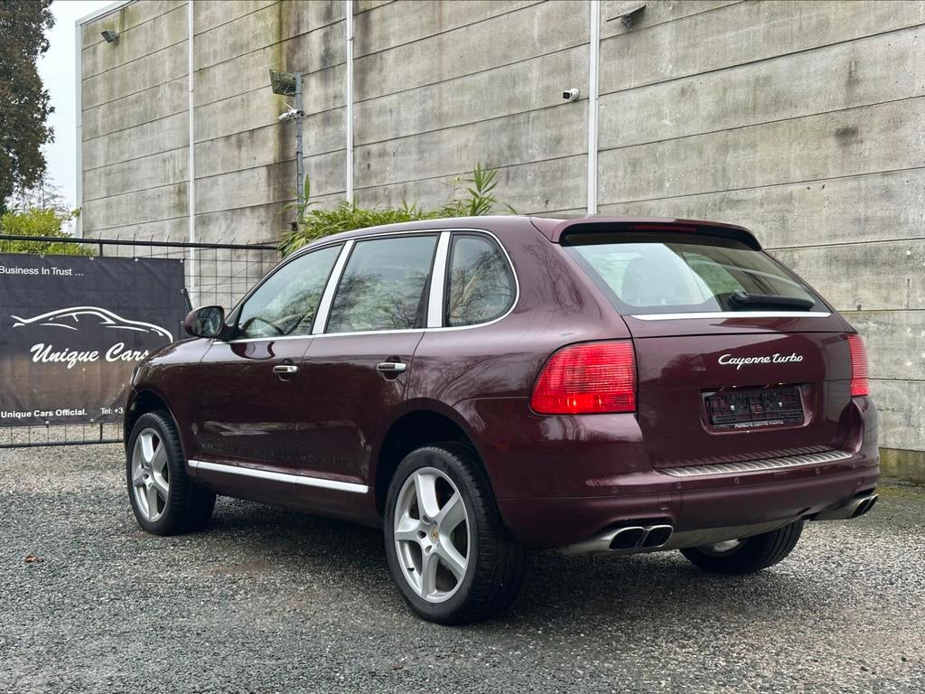 Porsche Cayenne 4.5 V8 Turbo Sport 450 PK Full Youngtimer, Auto's, Porsche, Automaat, Cayenne, Beige, Leder