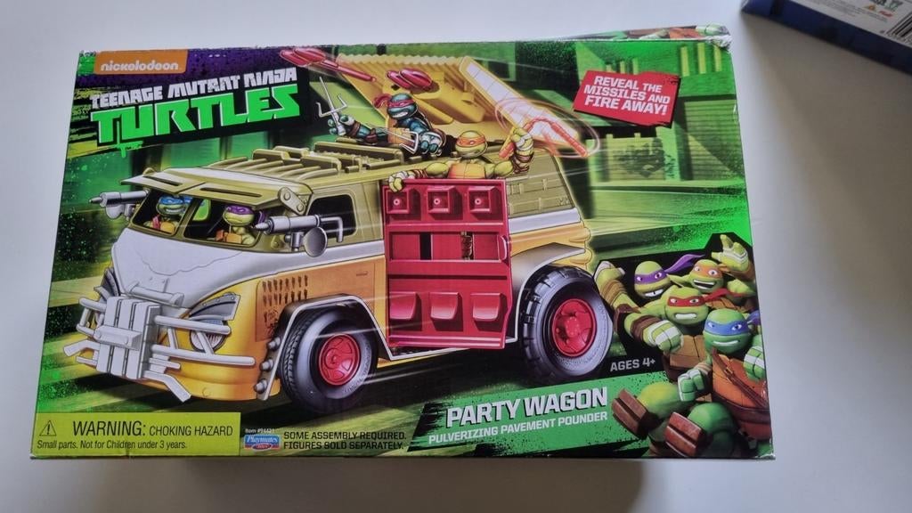 Teenage mutant ninja turtles party wagon, Ophalen of Verzenden, Zo goed als nieuw