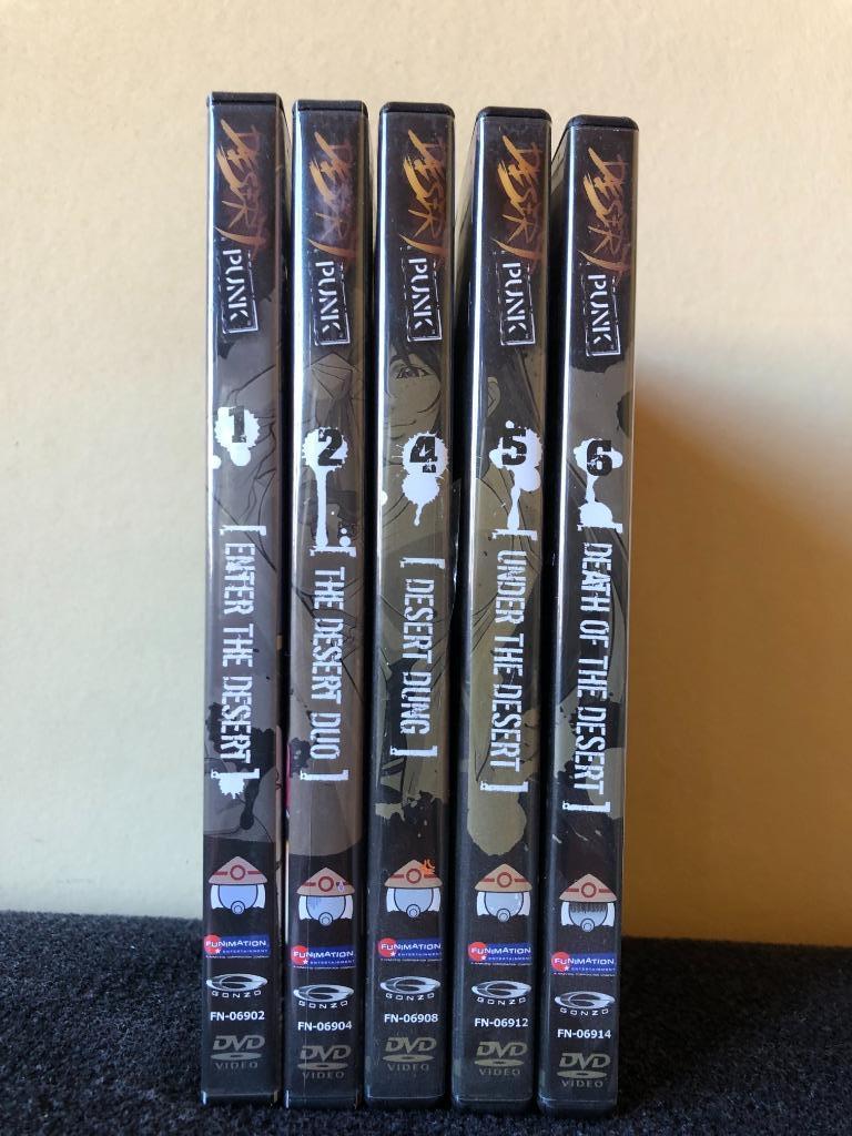 Desert Punk DVD-set (1/2/4/5/6), Anime (japonais), Dessin animé, Comme neuf, À partir de 16 ans