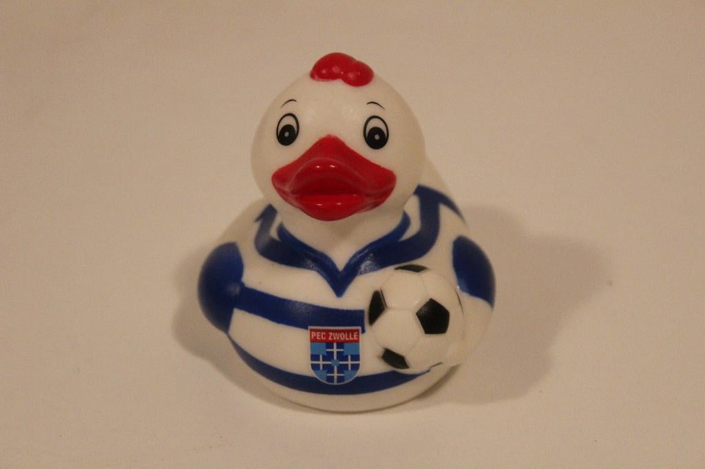 Canard en caoutchouc PEC Zwolle, Enlèvement ou Envoi, Comme neuf, Statue ou Poupée