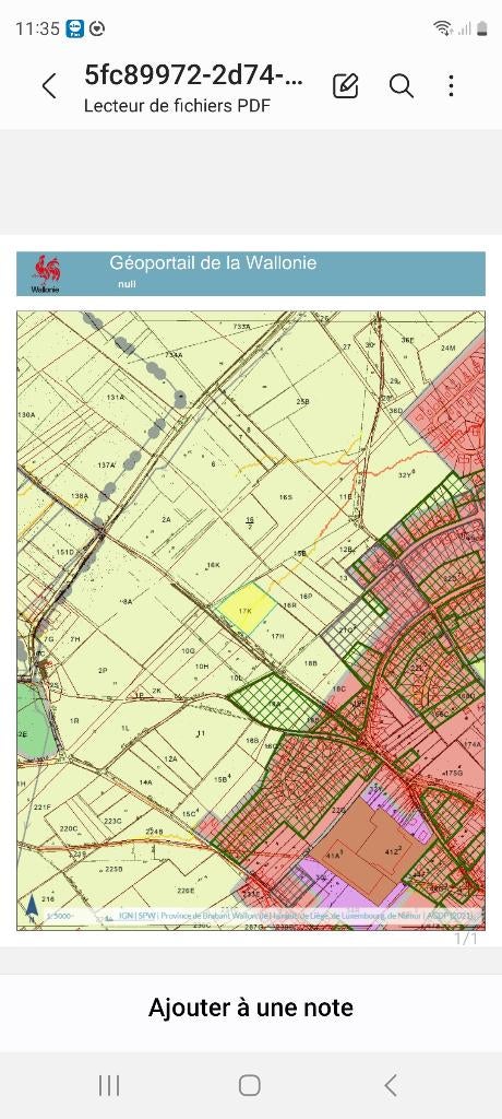 Terrain agricole libre d'un hectare à GEMBLOUX, Enlèvement, Jusqu'à 1 ha, Exploitation agricole