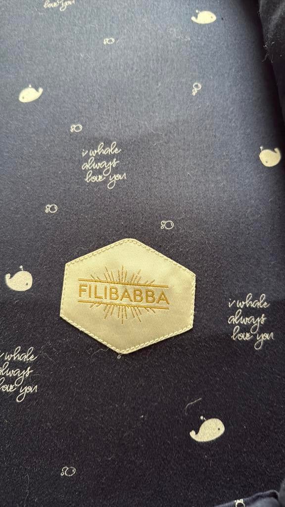Babynest / Nid bébé Filibabba - Modèle Night Swim (Baleines), Kinderen en Baby's, Ophalen, Zo goed als nieuw