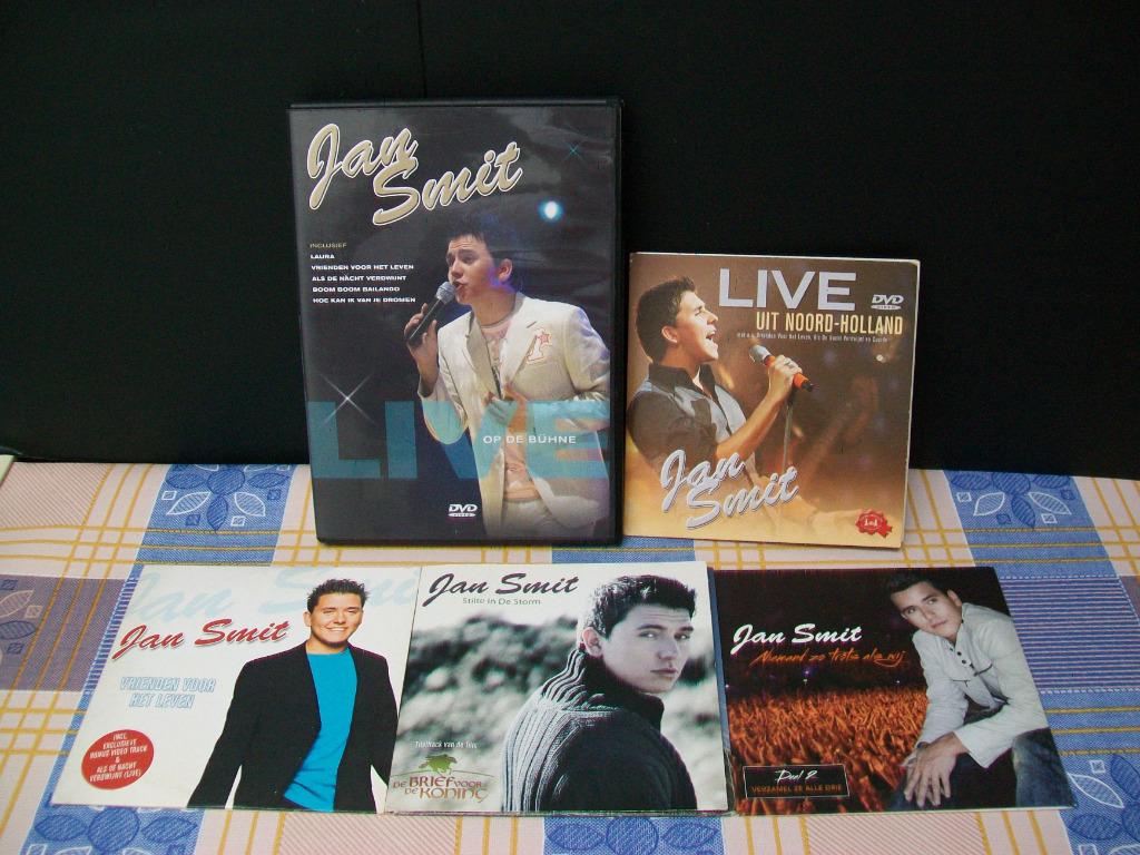 Jan Smit - Jantje Smit - CD - DVD - Live - Single, Cd's en Dvd's, Cd's | Nederlandstalig, Ophalen of Verzenden, Gebruikt, Overige genres