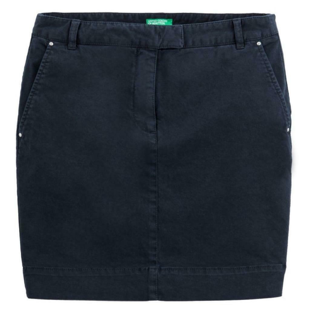 BENNETON ROK MAAT 42, Kleding | Dames, Blauw, Maat 42/44 (L), Nieuw, Ophalen of Verzenden