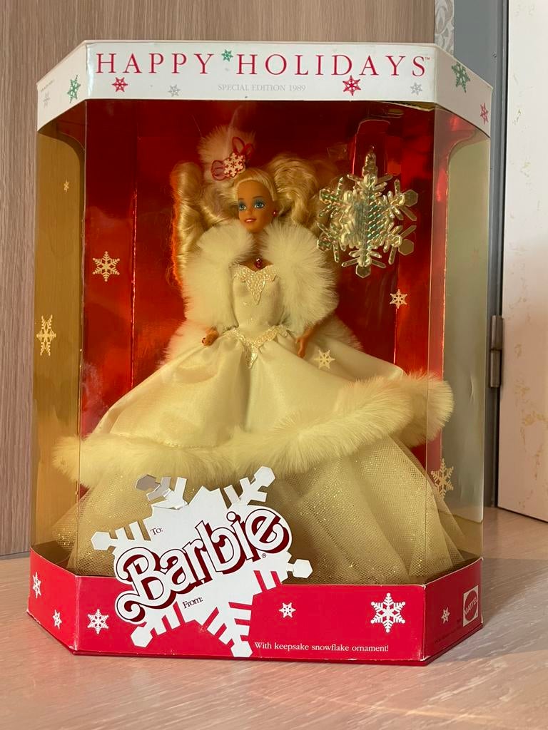 Happy Holidays Barbie 1989 NRFB, Verzamelen, Ophalen of Verzenden, Zo goed als nieuw