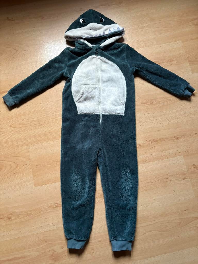 Onesie haai, haaienpak kind, merk La Redoute, maat 6 jaar, Ophalen, Zo goed als nieuw, 110 t/m 116, Jongen of Meisje