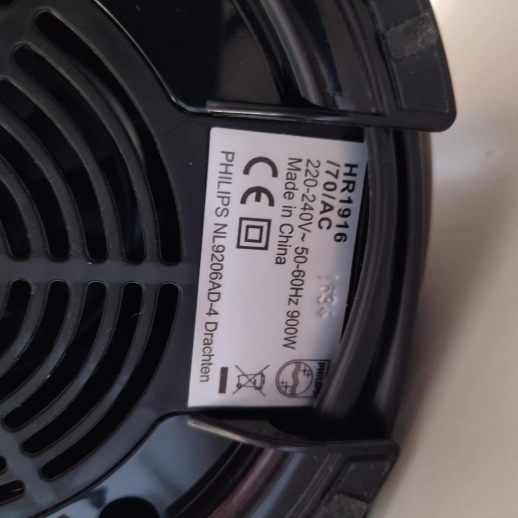 Philips HR1916/70, Sapcentrifuge, Ophalen, Zo goed als nieuw, Elektrisch, Sapcentrifuge