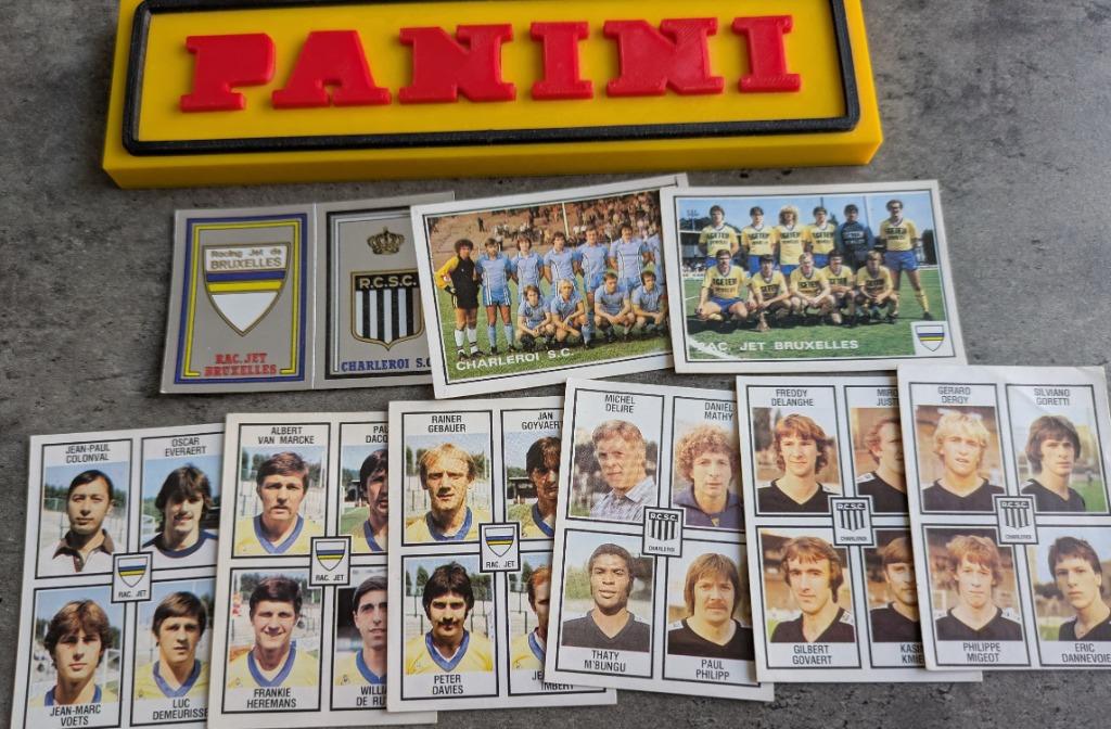 PANINI FOOTBALL 82 RACJETTE BRUX. /SP CHARLEROI 9X, Envoi