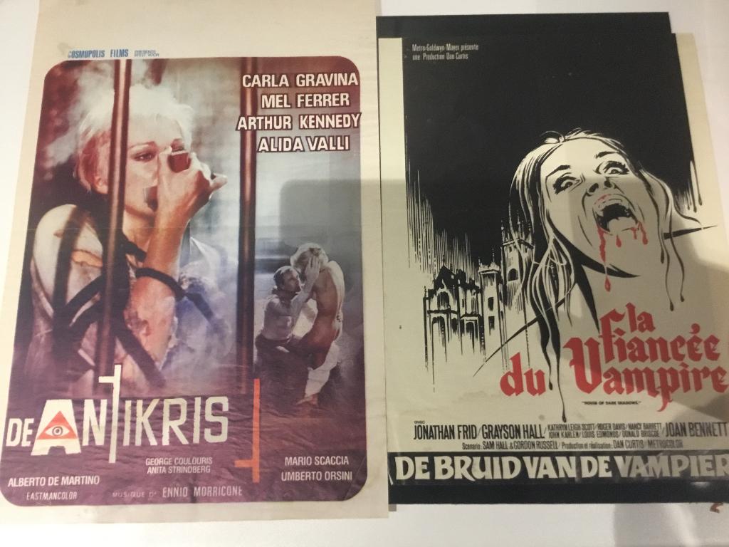 Oude Horror filmposters., Ophalen of Verzenden, Gebruikt, Vampiers of Zombies