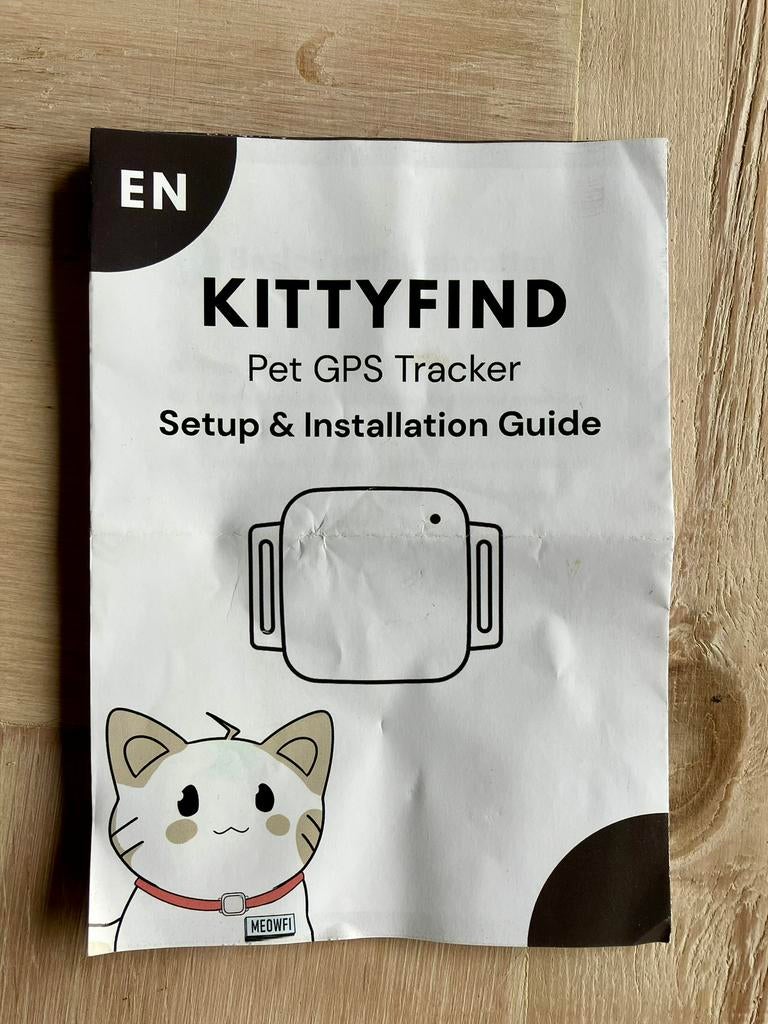 Kitty Find GPS tracker OSMO, Dieren en Toebehoren, Ophalen of Verzenden, Gebruikt