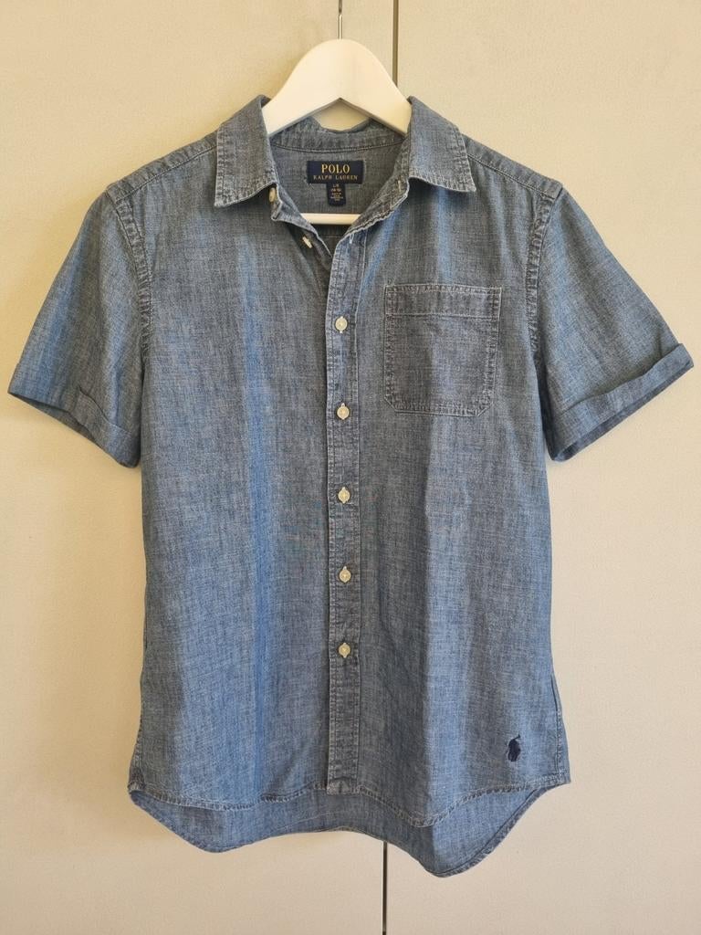 Chemise en jean Ralph Lauren 14 ans, Garçon, Enlèvement ou Envoi, Chemise ou Chemisier, Comme neuf