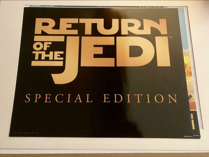 Star Wars série de 5 photos de cinéma 1997, Zo goed als nieuw, Boek of Poster