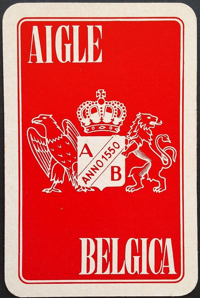 1 Speelkaart Aigle- Belgica, Ophalen of Verzenden