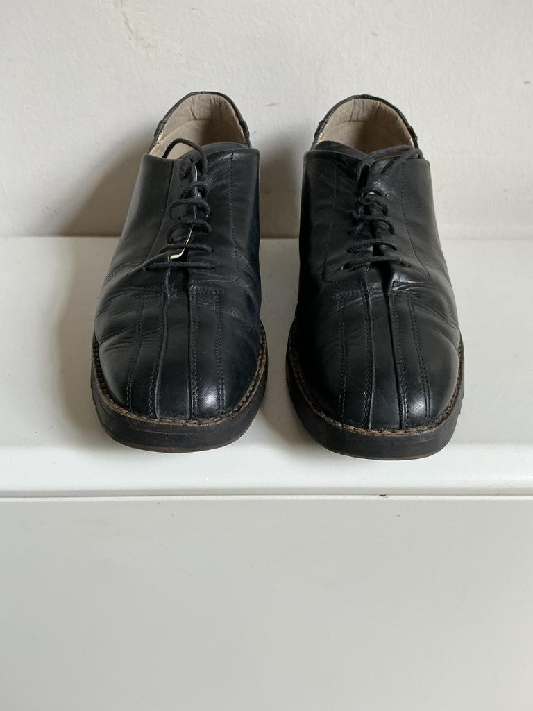 Chaussures à lacets pour hommes, Enzo Favore, taille 39, Enlèvement ou Envoi, Porté, Noir, Chaussures à lacets