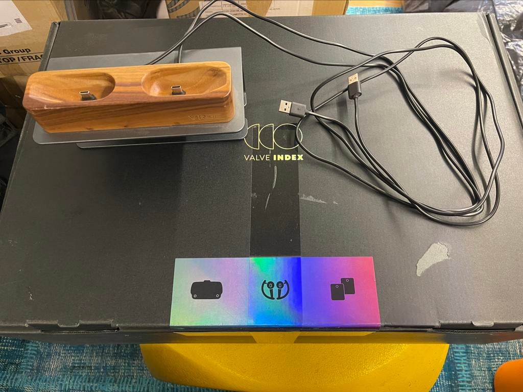 VR Valve Index Set inkl. 2 Base-Stations + Charging Stand, Enlèvement, Lunettes VR, PC