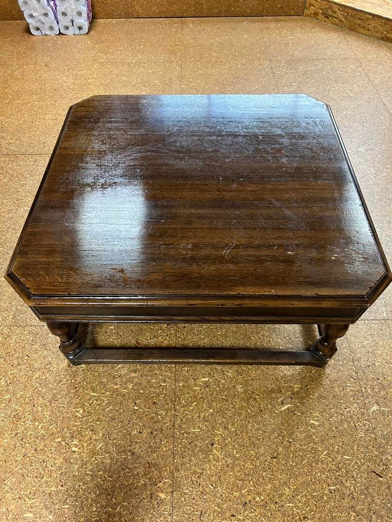 Salontafel 100x100 met 1schuif, Ophalen, Gebruikt