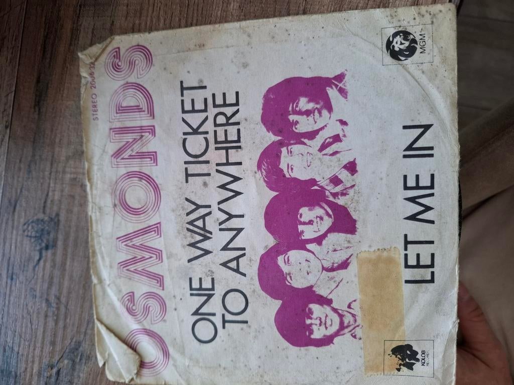 Osmonds : one way ticket to anywhere, Cd's en Dvd's, Vinyl Singles, Verzenden