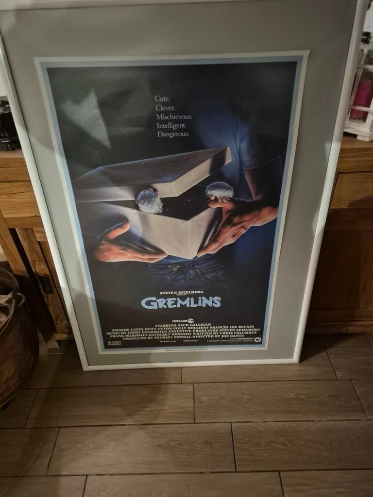 Gremlins movie cinema poster 1984, Enlèvement ou Envoi