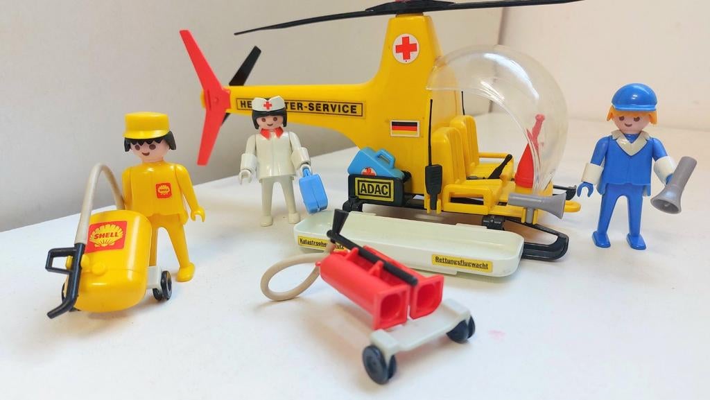 Playmobil 3158 Hélicoptère Service Adac 1978 Vintage, Enlèvement ou Envoi, Comme neuf