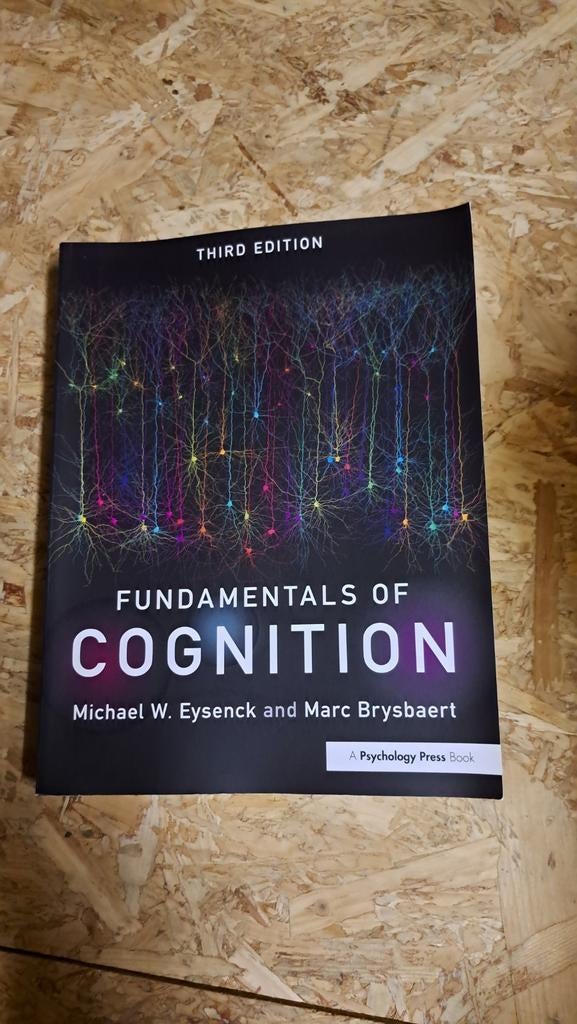 Fundamentals of Cognition, Boeken, Nieuw, Cognitieve psychologie, Ophalen of Verzenden, Marc Brysbaert