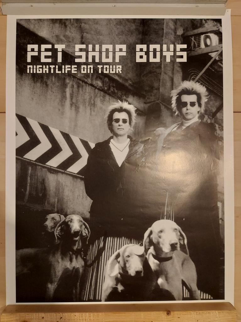 AFFICHE CONCERT PET SHOP BOYS, Verzamelen, Posters, Zo goed als nieuw