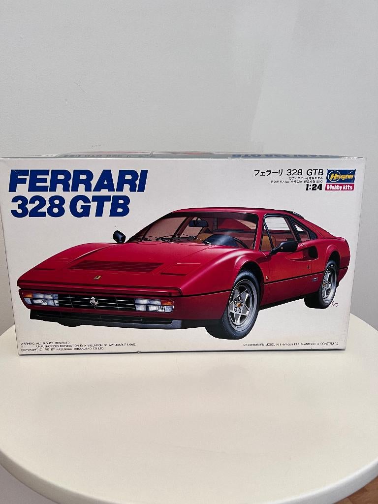 Hasegawa Ferrari 328 GTB échelle 1/24, Autres marques, Enlèvement ou Envoi, Voiture, Plus grand que 1:32
