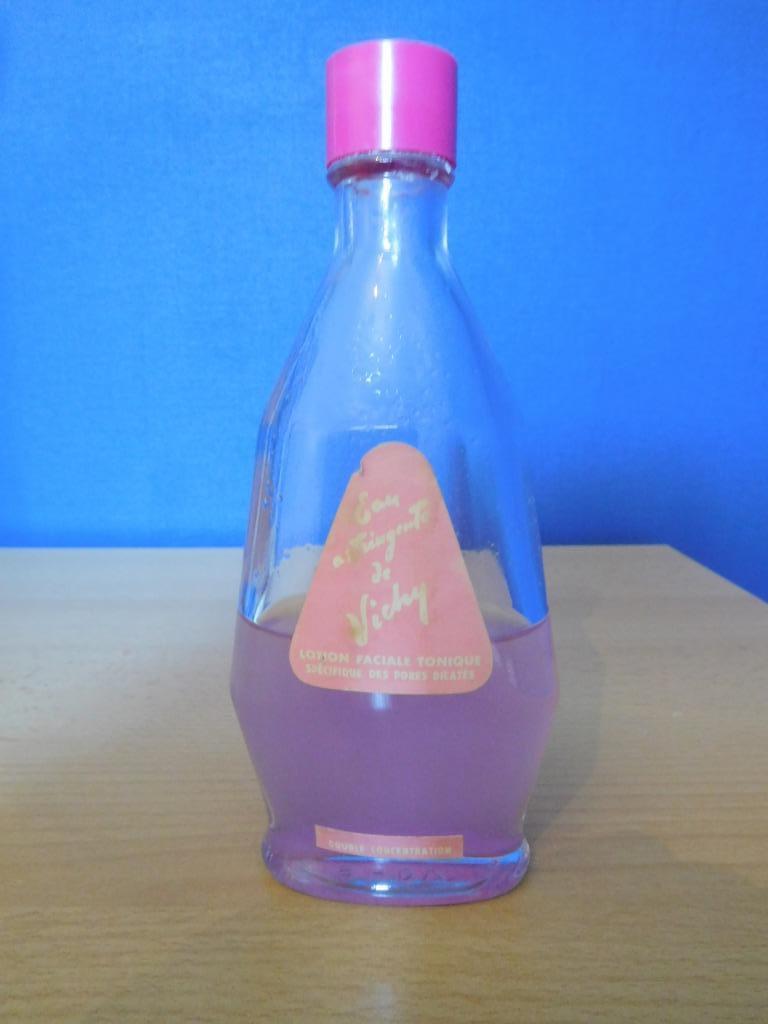 Vintage adstringerende waterfles van Vichy, Ophalen of Verzenden, Gebruikt, Parfumfles