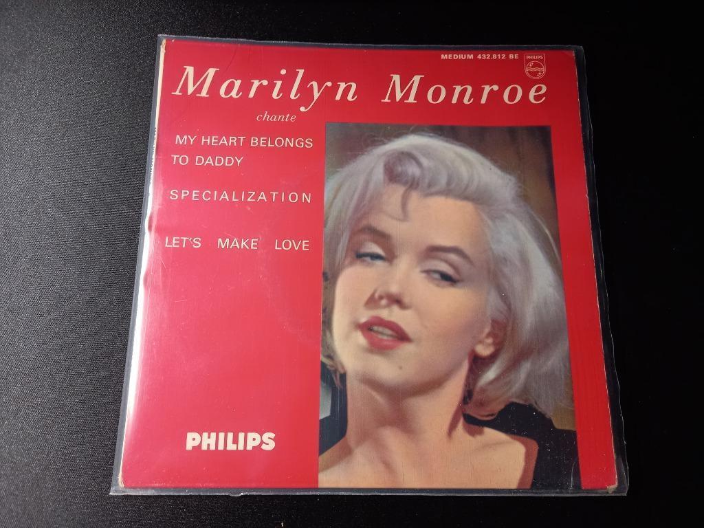 Marilyn Monroe – My Heart Belongs To Daddy Ep ' 7 1962, CD & DVD, Vinyles Singles, Utilisé, Pop, Enlèvement ou Envoi