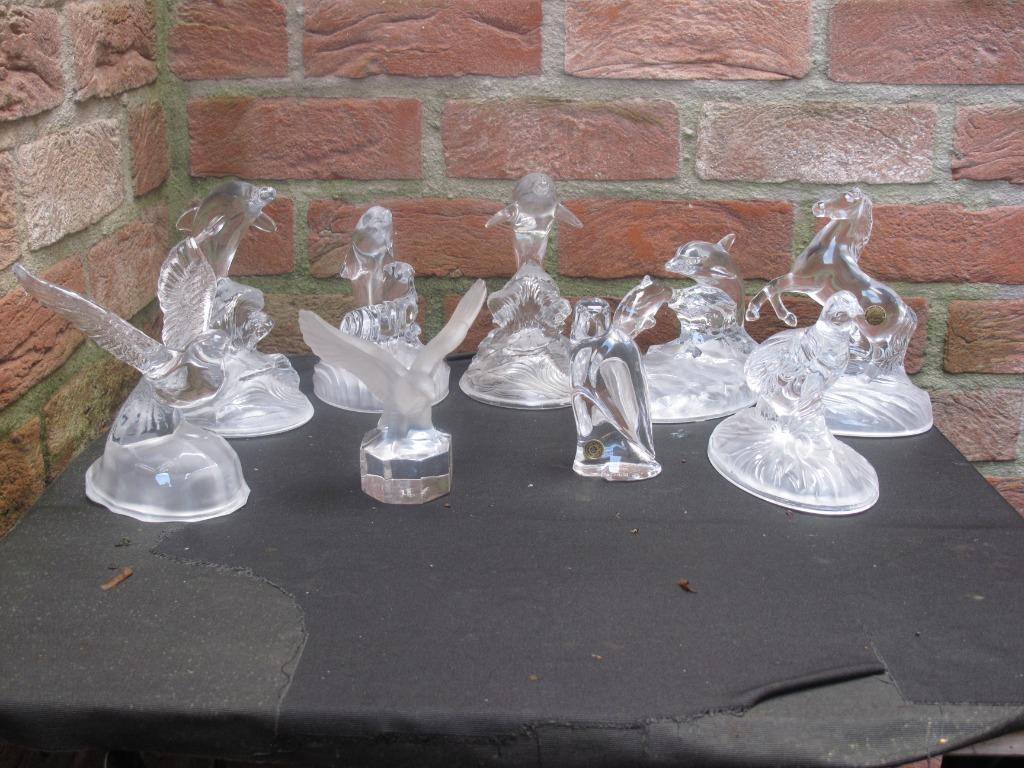 9 kristallen dieren val saint lambert,goebel;d'arques, Ophalen