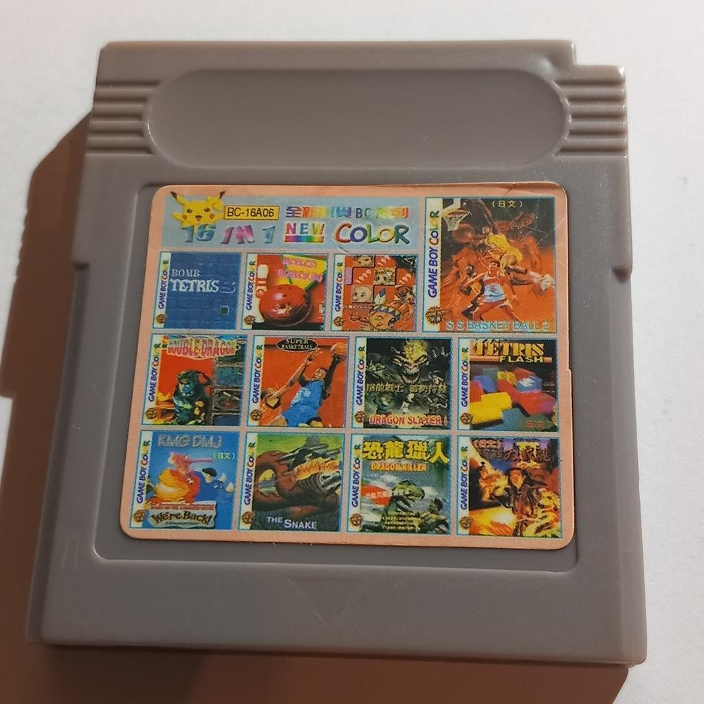 Jeu bootleg couleur gameboy 16 en 1, Enlèvement ou Envoi, Comme neuf