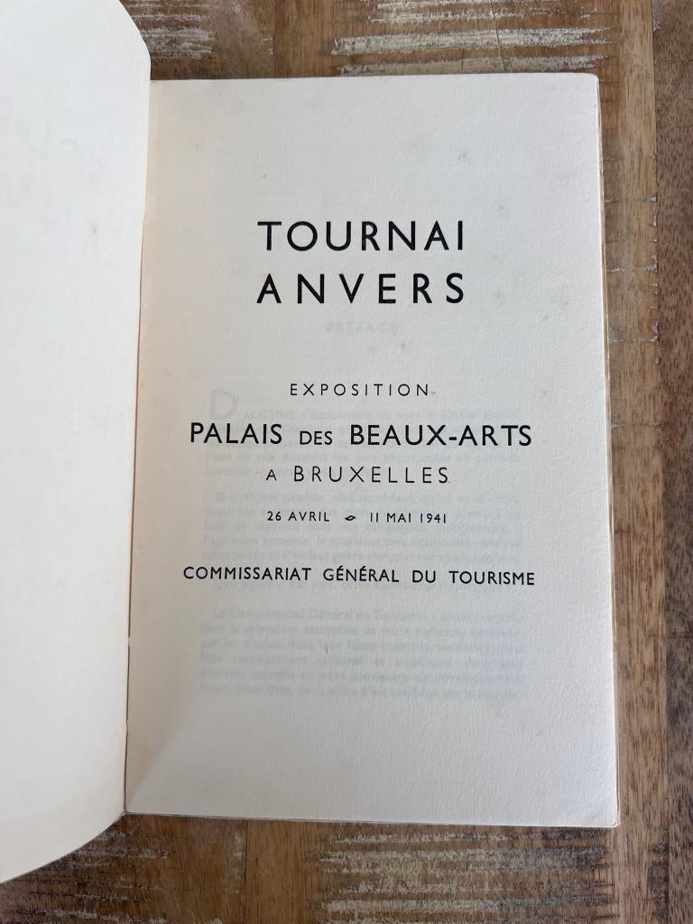 Tournai Anvers, expoition Palais des Beaux-arts a Bruselles, Ophalen of Verzenden, Gelezen, Overige onderwerpen