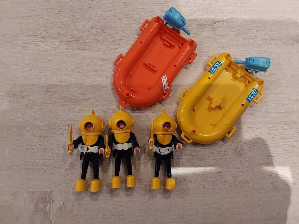 Playmobil vintage duikers, Ophalen of Verzenden, Gebruikt