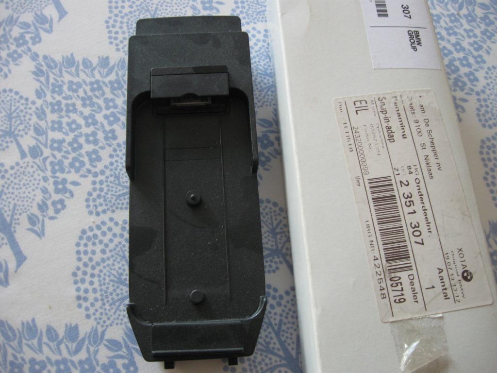 Snap-in-adap voor BMW/MINI for IPHONE 5 .  Voor het opladen, Enlèvement ou Envoi, Comme neuf, IPhone 5
