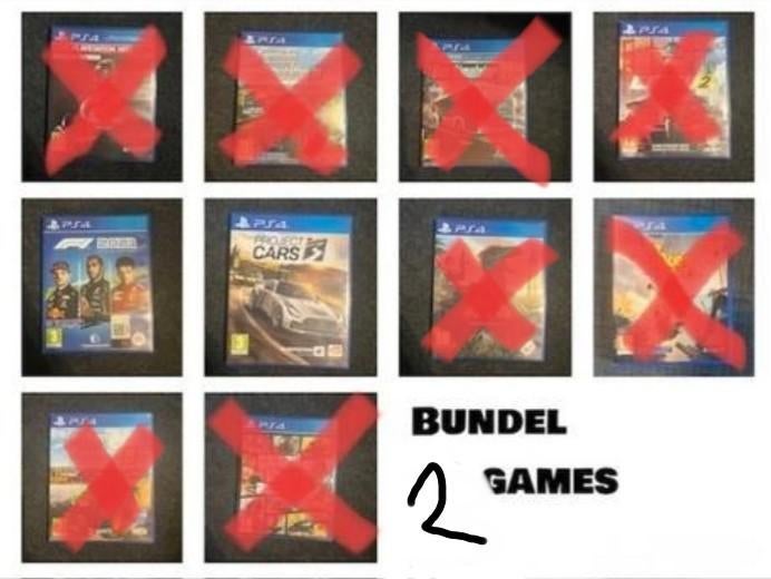 Playstation 4 games bundel ps4, Enlèvement