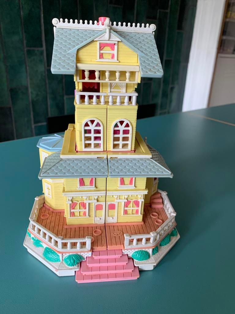 Vintage Polly Pocket clubhouse van 1995, Verzamelen, Ophalen of Verzenden, Gebruikt