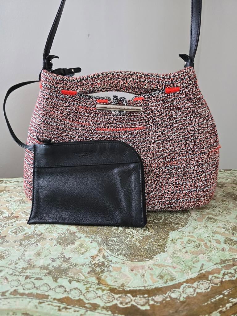 Balenciaga Zigzagger, Handtassen en Accessoires, Tassen | Damestassen, Gebruikt, Handtas, Rood, Verzenden