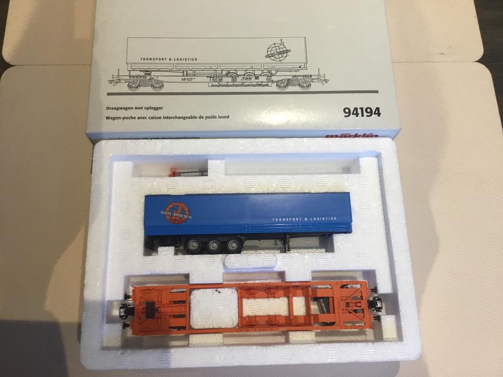 Marklin train city draagwagen zelden Nmbs/Sncb, Ophalen of Verzenden, Zo goed als nieuw, Wagon