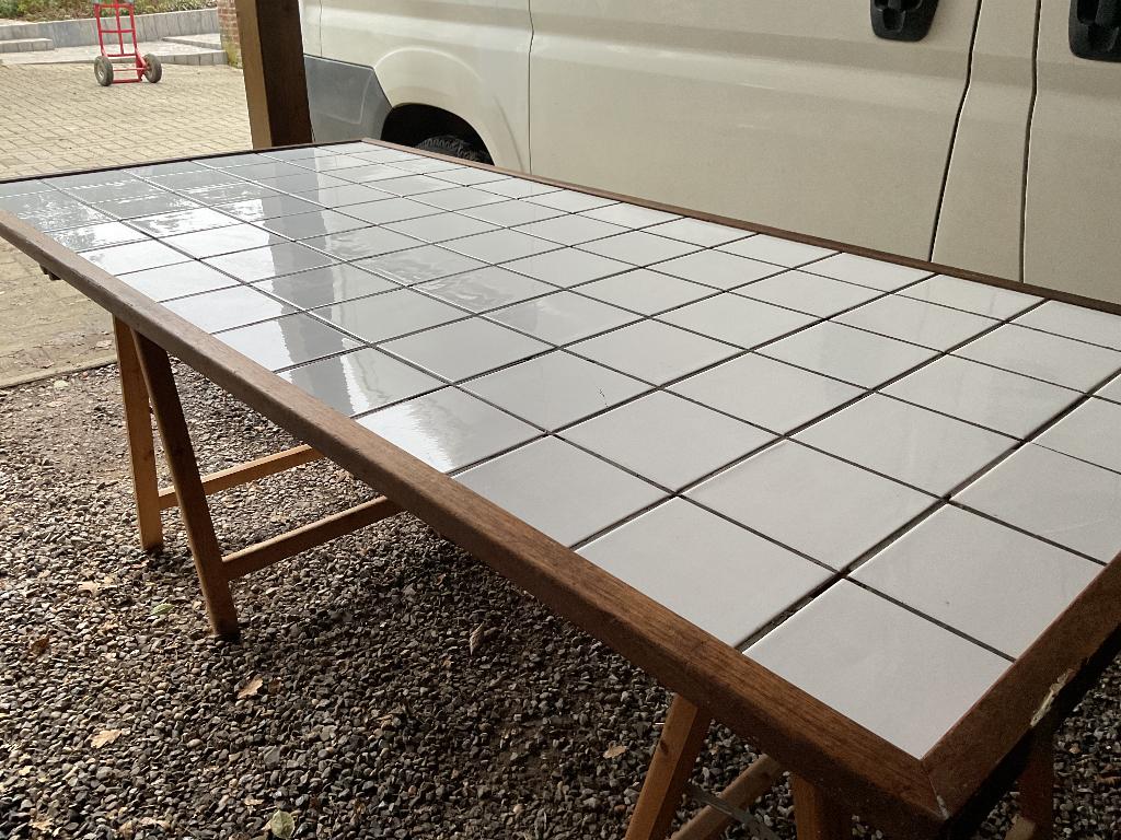 Tafelblad, Huis en Inrichting, Ophalen, Gebruikt, 50 tot 100 cm, Rechthoekig