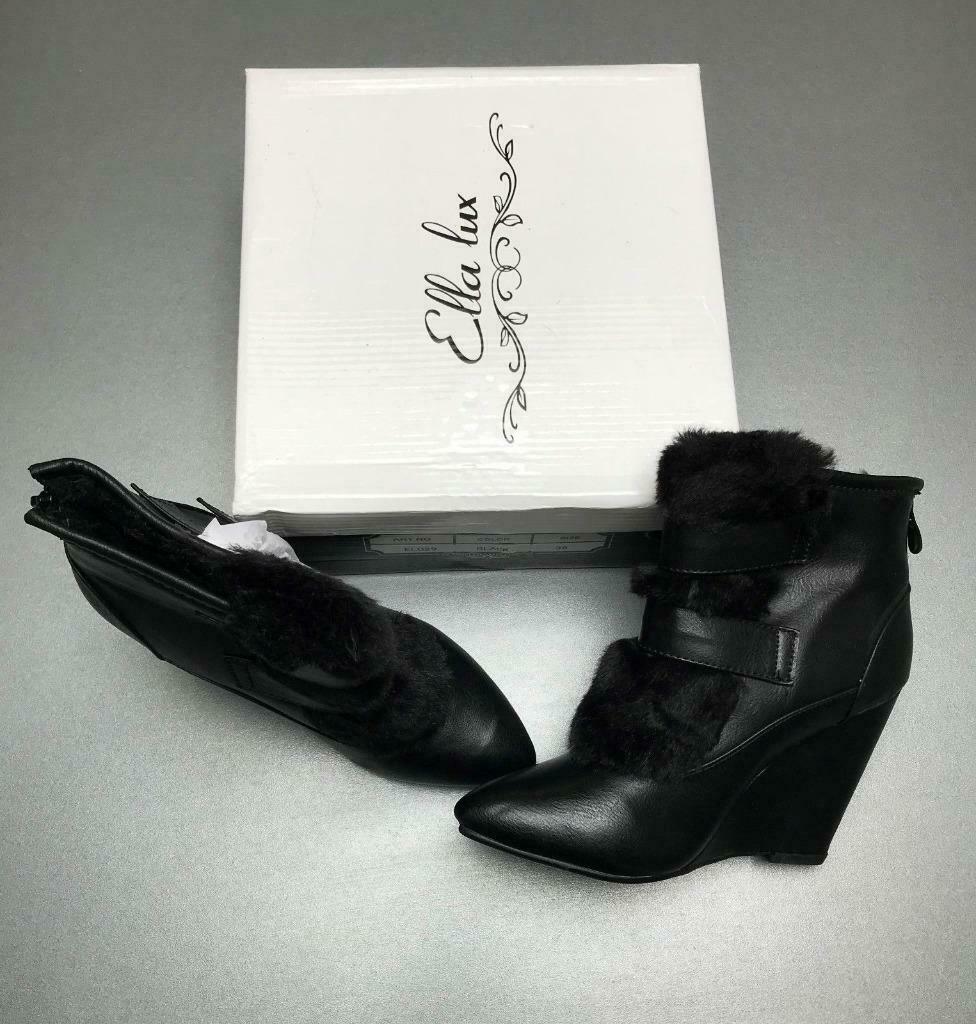 Bottillons noirs Ella lux neufs ! - Pointure 39, Neuf, Enlèvement ou Envoi, Ella lux, Boots et Botinnes