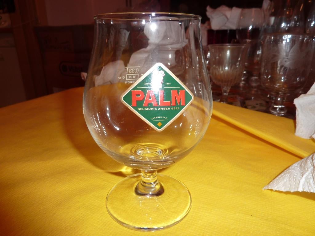 Verre à Palm 33cl, Collections, Marques de bière, Enlèvement, Neuf, Verre ou Verres, Palm