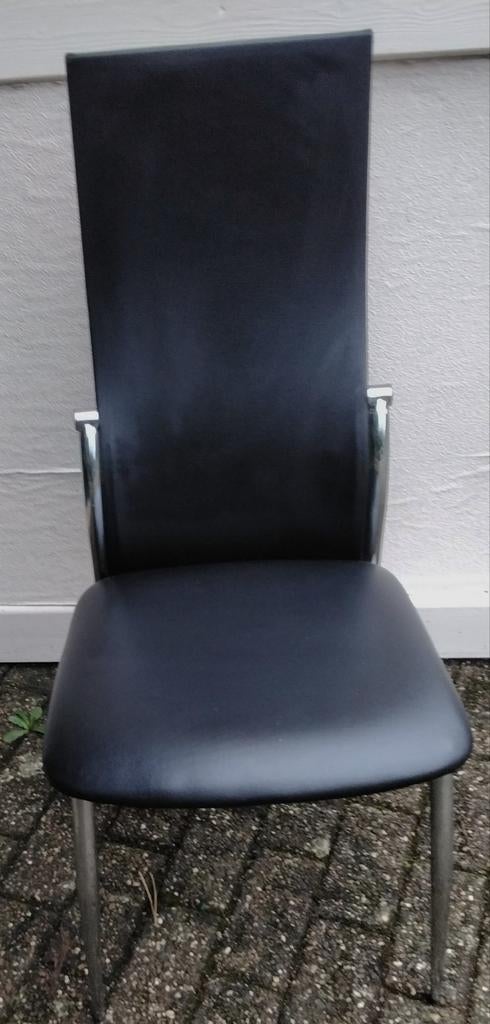 6 eetkamer stoelen Hoge rug zeer goede staat  !!!, Ophalen