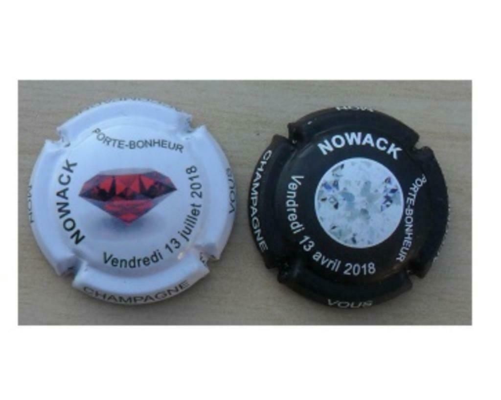 Champagne capsules - Nowack 36o-p Porte Bonheur 2018 (L 7040, Verzamelen, Overige Verzamelen, Verzenden, Zo goed als nieuw