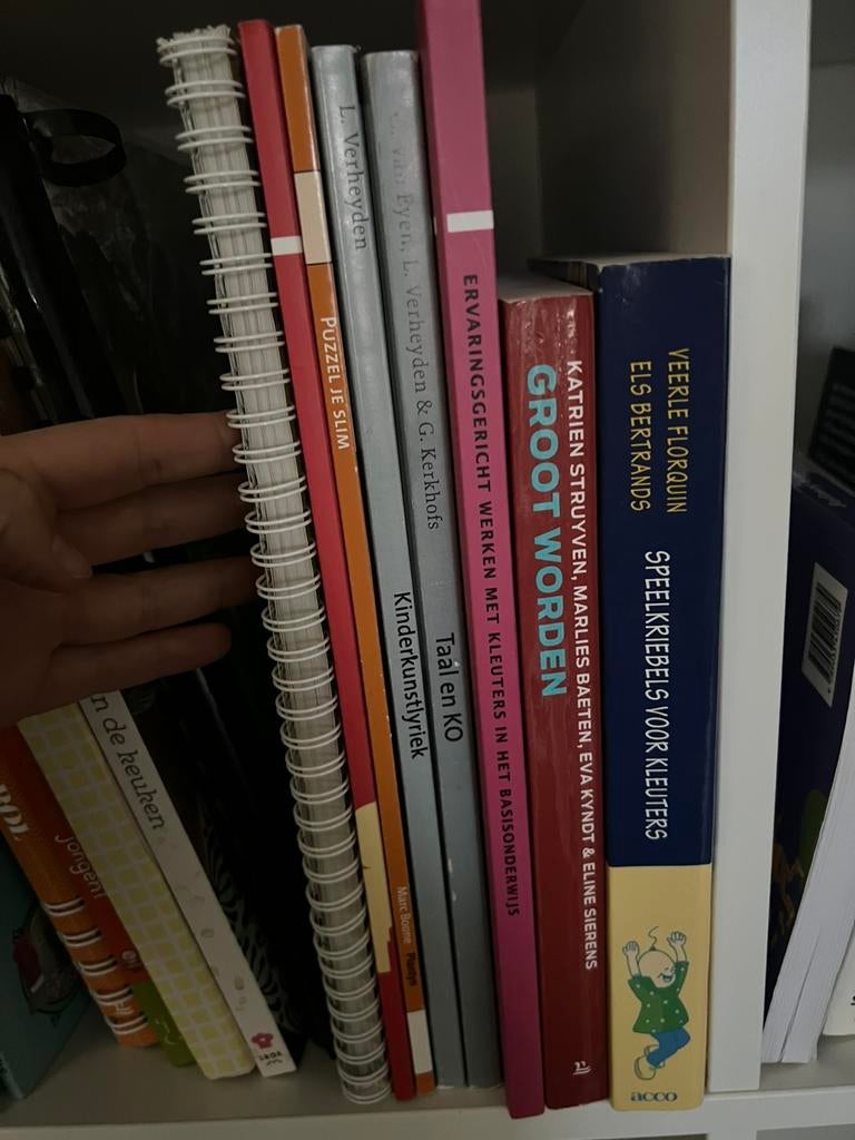 Boeken opleiding kleuteronderwijs, Boeken, Ophalen, Zo goed als nieuw