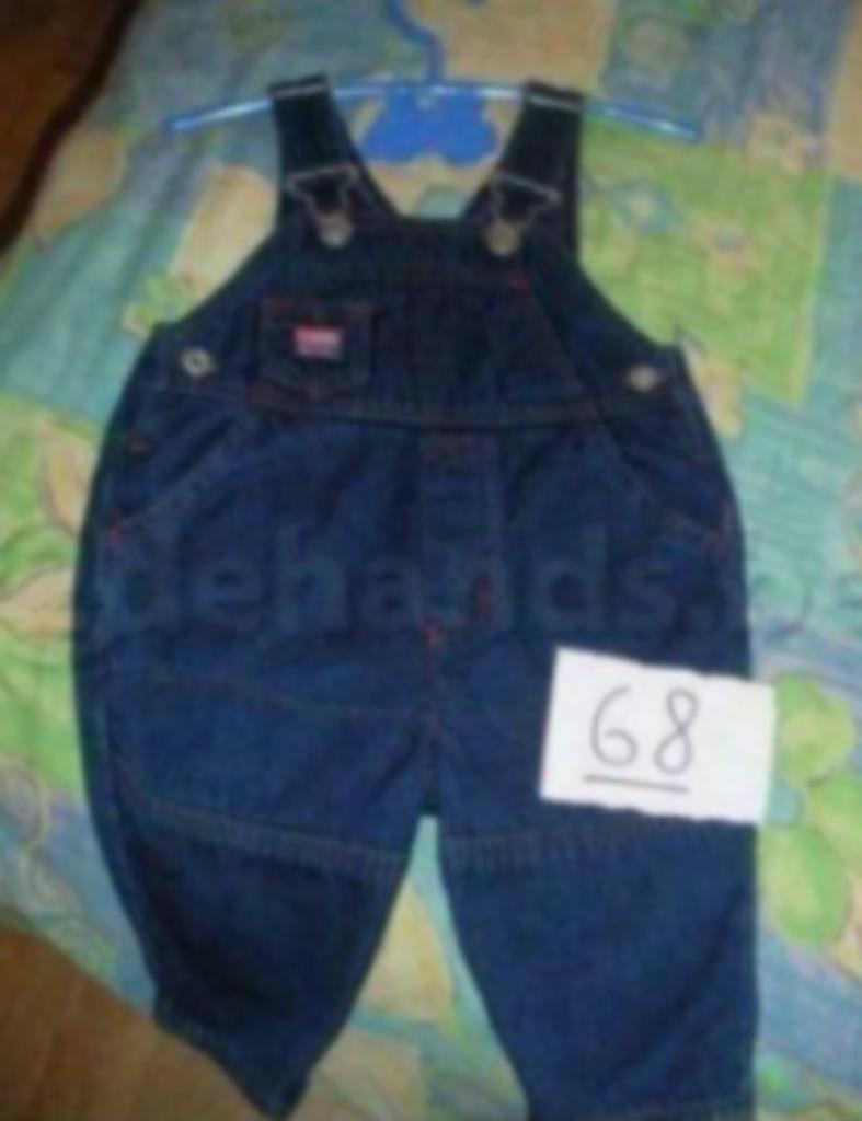 tuinbroek blauwe jeans maat 68, Kinderen en Baby's, Ophalen of Verzenden