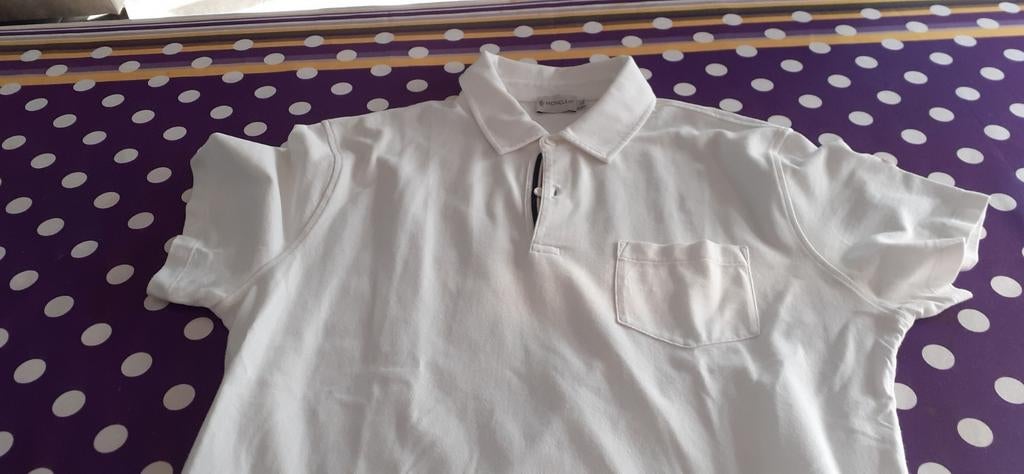 Polo Moncler Xl, Ophalen of Verzenden, Zo goed als nieuw, Wit