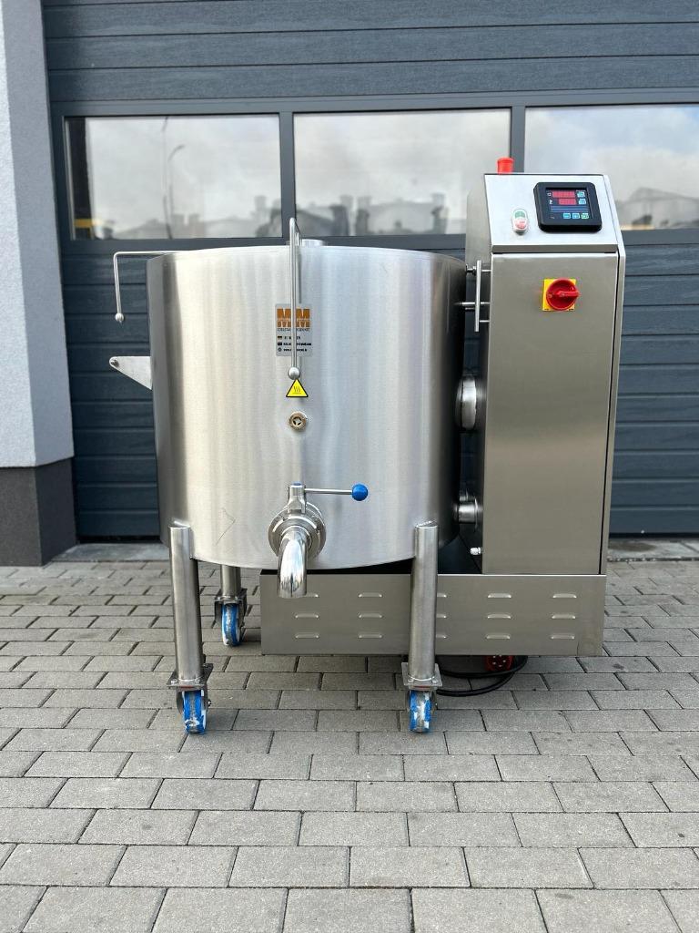Kookketel zijketel glycerine kookketel roerwerk Nieuw 200L, Verzenden, Nieuw in verpakking, Inox Meubilair