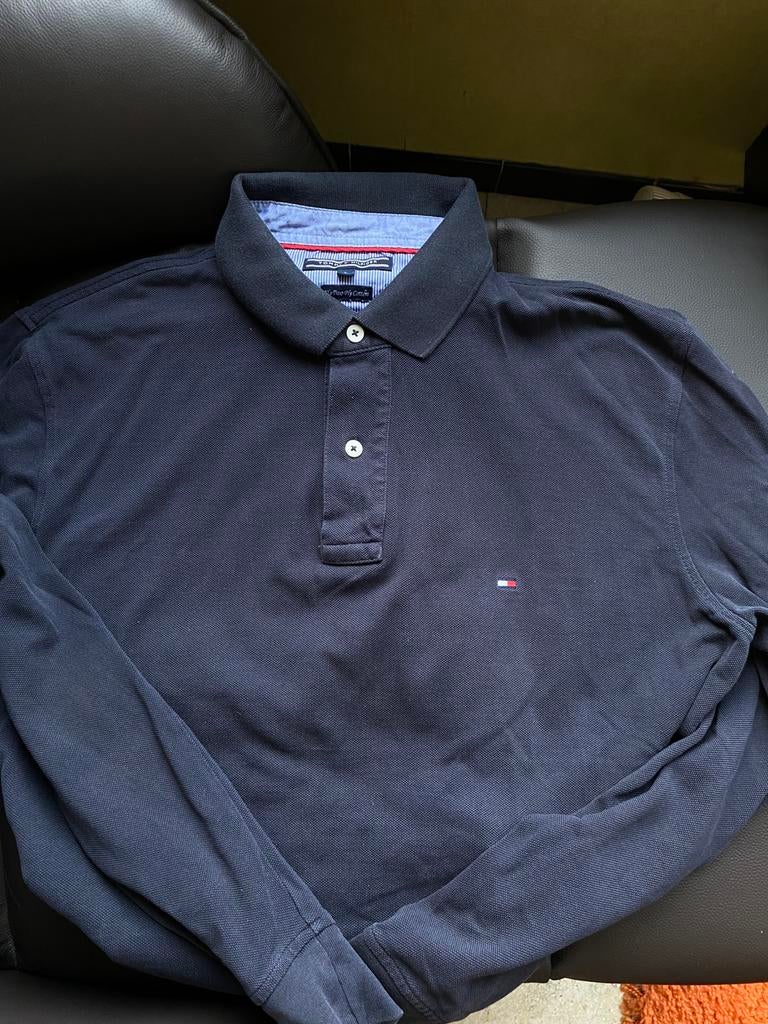 Tommy Hilfiger trui zwart L, Verzenden, Zo goed als nieuw, Zwart